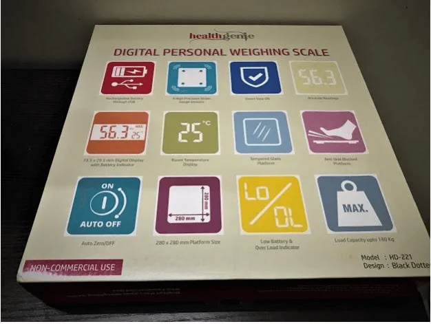 Healthgenie hd-221 Digital Weighing Scale