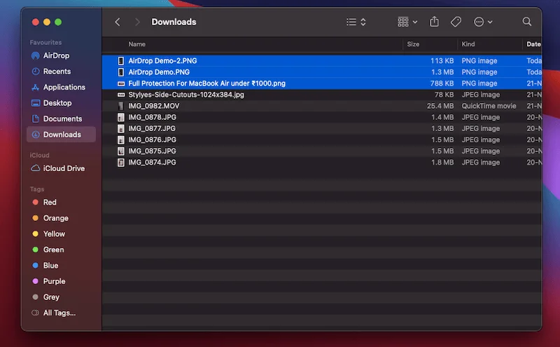How To Drag And Drop Files AirDrop