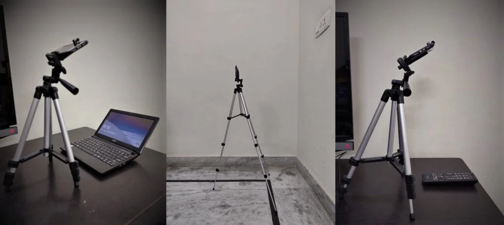 Setting Up Different Angles On Tripod 3110