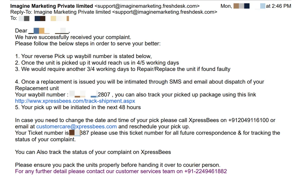 Boat Email Support