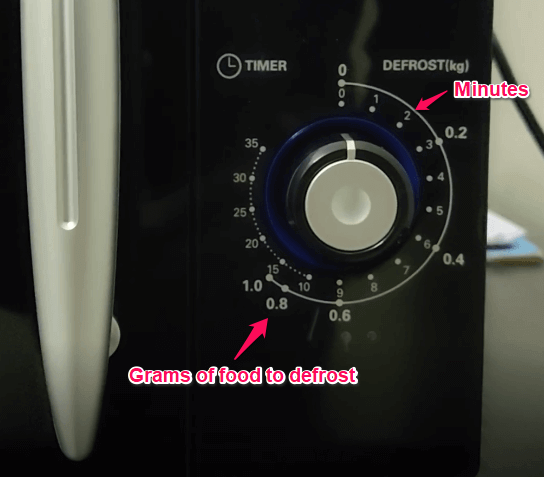 How to defrost in microwave