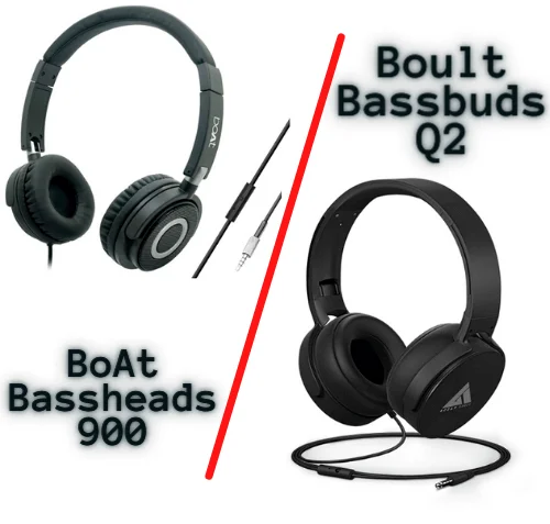 Boult Audio Bassbuds Q2 Vs BoAt Bassheads 900 Comparison
