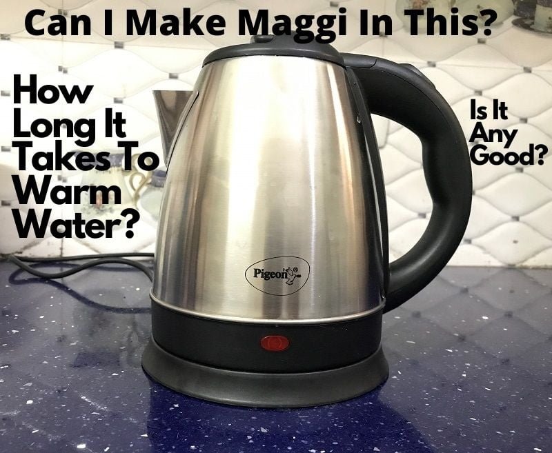 Electric kettle outlet for making maggi