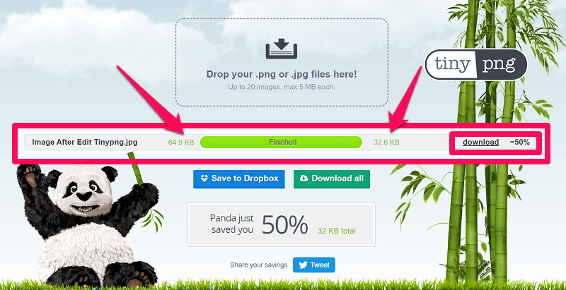 Reduce Image Size Using Tinypng Free