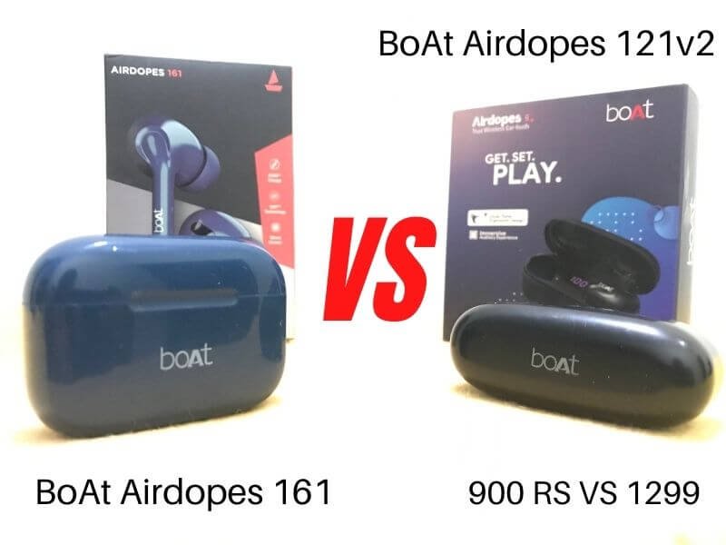 BoAt Airdopes 121v2 VS 161