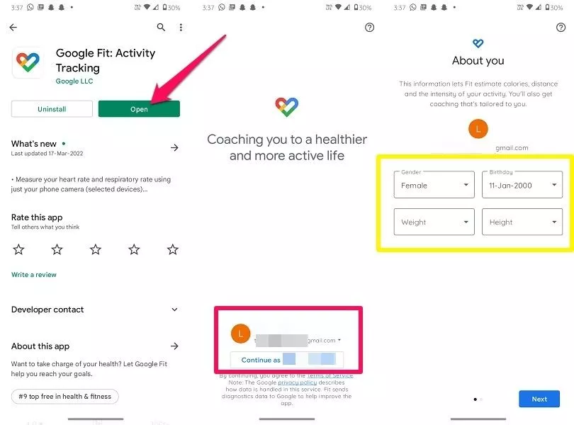 How to Install Google Fit Tracker