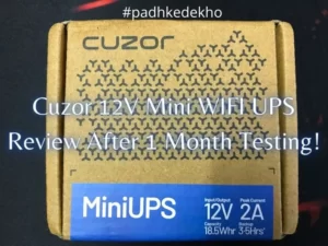 Cuzor 12V Mini WIFI UPS Review
