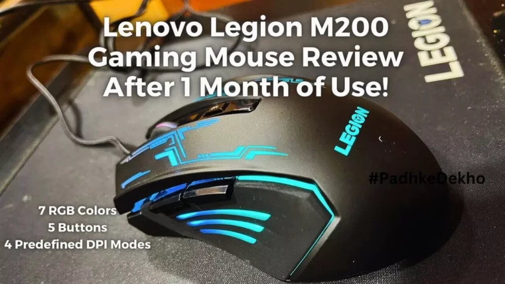 Lenovo Legion M200 Gaming Mouse Review After 1 Month of Use!