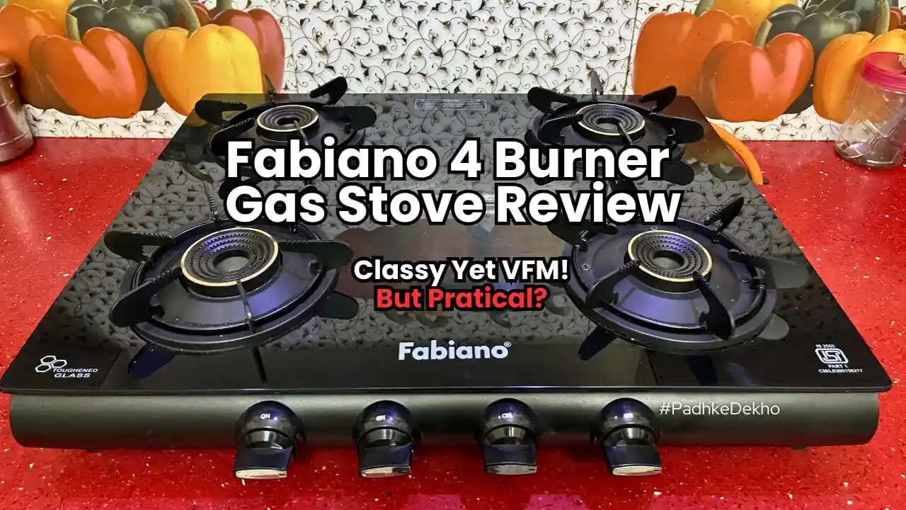 Fabiano 4 Burner Gas Stove Review