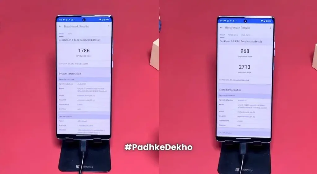Moto G96 benchmark
